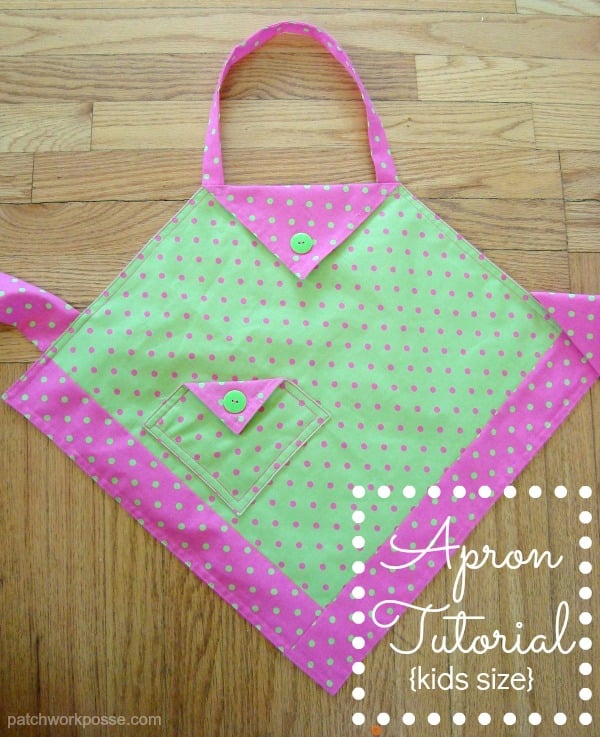 Simple Apron Tutorial With A Pocket Patchwork Posse