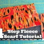 4 step fleece scarf tutorial |kids love them! | patchwork posse #winter #scarf #freepattern