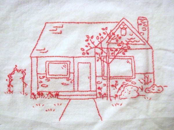 Embroidery tutorial- how to make your picture into a stitchery template. | patchwork posse #embroidery #redwork
