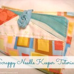 Needle Keeper Tutorial using your fabric scraps / patchworkposse.com #tutorial