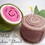 Wool Pincushions Tutorial / patchworkposse.com #pincushion #tutorial #wool #upcycle