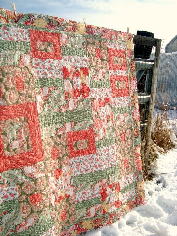 rococo gardens quilt tutorial free pattern