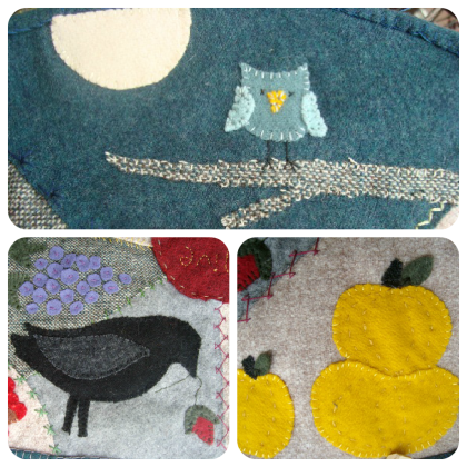Wool challenge- Wool Penny Rug Free Pattern - Patchwork Posse