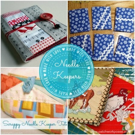 needle keeper tutorials | use your orphan quilt blocks | patchwork posse #quilting #embroidery