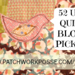 Quilt Label {52 UFO Quilt Block Pick Up}