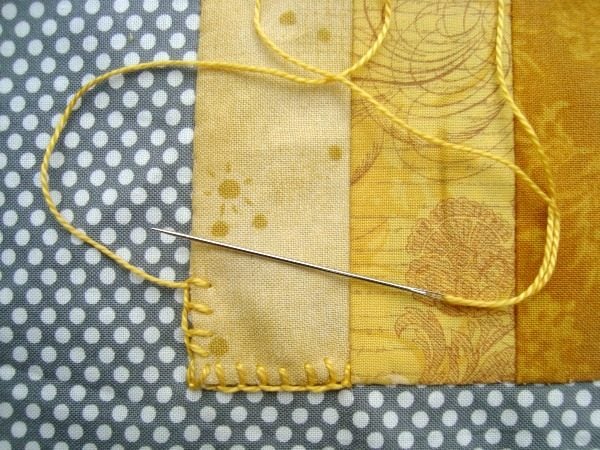 Simple Way to Button Hole Stitch Around Applique - Including a Video Tutorial 4 button hole easy embroidery stitch