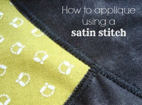 How to sew applique with a satin stitch / patchworkposse.com #applique How to sew applique with a satin stitch / patchworkposse.com #applique