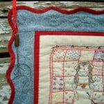 small quilt up close
