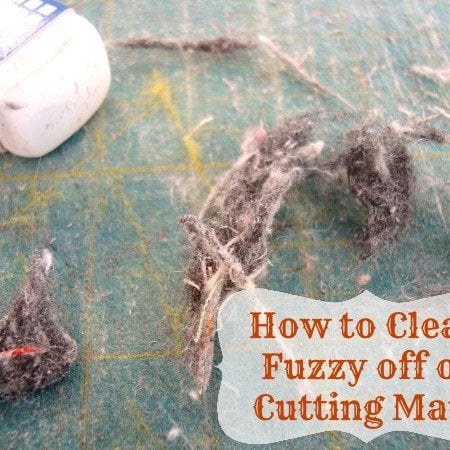 Cleaning your rotary cutting mat | patchworkposse.com