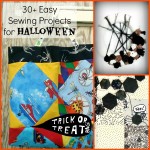 Over 30 easy sewing projects for Halloween including, bags, applique and quilts | patchworkposse.com