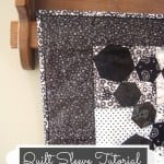 How to hang a quilt with a sleeve- tutorial | patchworkposse.com