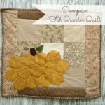 hexagon pumpkin fat quarter quilt tutorial | patchwork posse