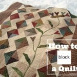 how to block a quilt
