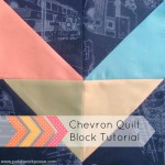 chevron quilt block tutorial |5 inch squares | patchwork posse