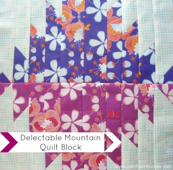 delectable mountai quilt block | round robin | patchwork posse #quilting #quiltblock