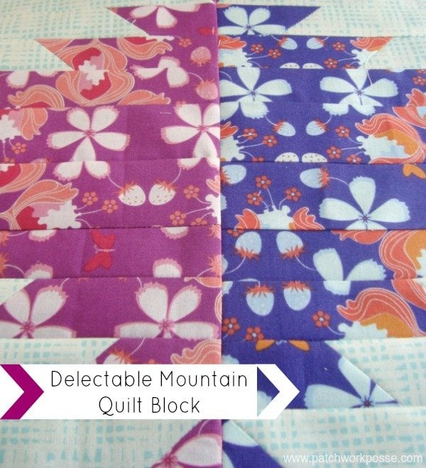 delectable mountai quilt block | round robin | patchwork posse #quilting #quiltblock