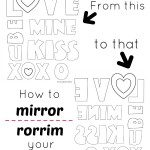 how to mirror your applique tutorial | patchworkposse.com