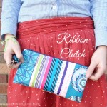 Ribbon wristlet clutch tutorial | #freepattern #clutch | patchwork posse