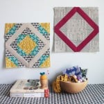 double-diamond-quilt-block | Round Robin | patchwork posse #freepattern #quiltblock
