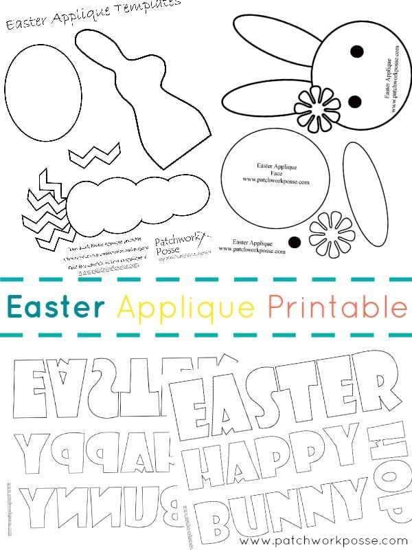 24 Easter Sewing Projects - Patchwork Posse