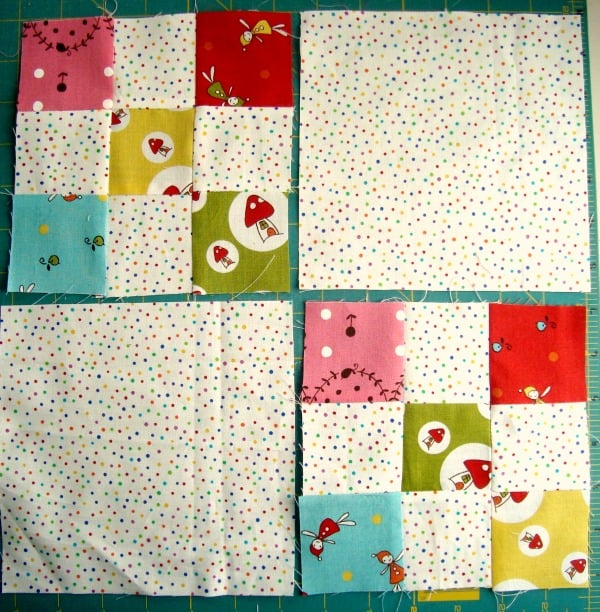irish chain quilt block tutorial #quiltblock patchwork posse