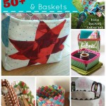 fabric bins and buckets tutorial round up | patchwork posse #fabricbins #easysewingprojects