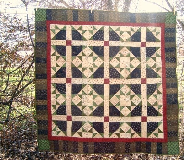 Turkey Tracks Lap Quilt Tutorial Patchwork Posse