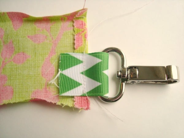 Quick & Easy - Ribbon Lanyard Tutorial 5 photo of attaching the clasp to the lanyard
