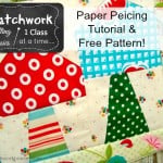 Mug Rug tutorial - learn paper piecing technique | patchwork posse #quilting #tutorial
