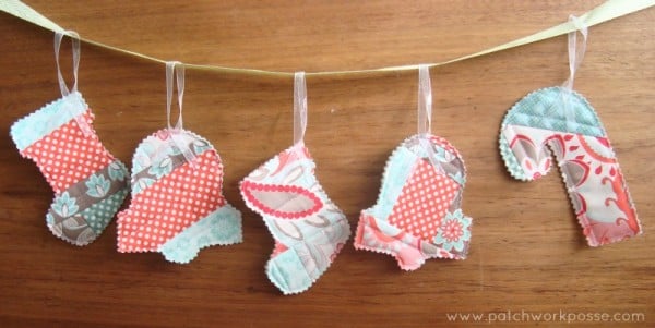 scrappy ornaments | quilt as you go | patchwork posse | easy sewing projects and free quilt tutorials