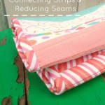 How to sew strips together to reduce seam bulk | patchwork posse