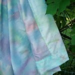 Tie Dye Summer Blanket Tutorial - with mitered corners