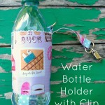 water bottle holder with clip | patchwork posse | easy sewing projects and free quilt patterns