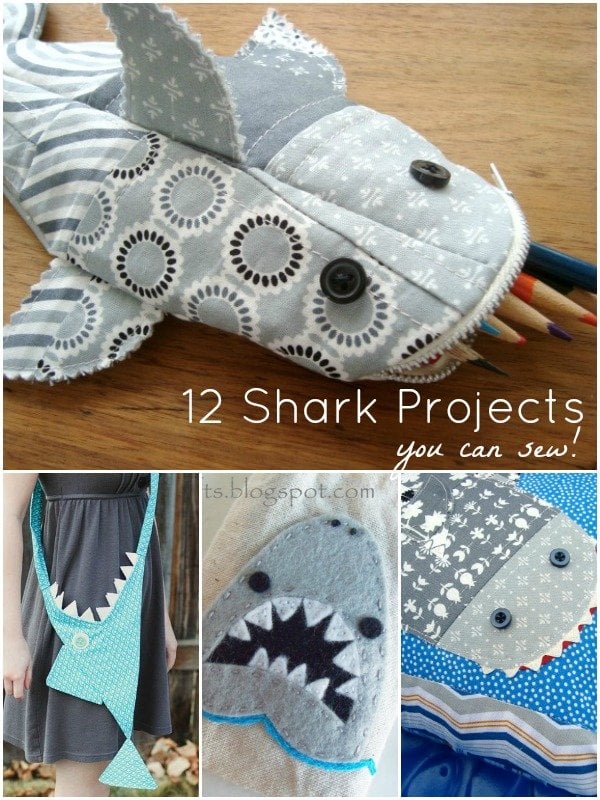 Shark Pillow Tutorial 14 12 shark tutorials you can sew! | patchwork posse | easy sewing projects and free quilt patterns