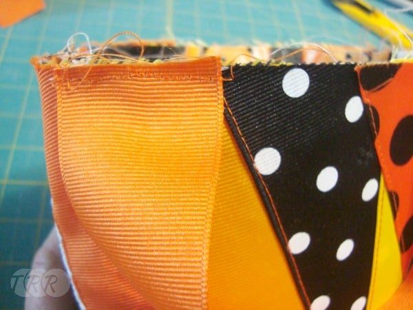 Halloween Ribbon Gift Bag Tutorial 7