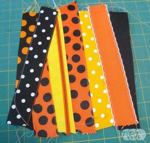 Halloween Ribbon Gift Bag Tutorial 3