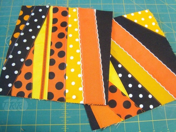 Halloween Ribbon Gift Bag Tutorial 4