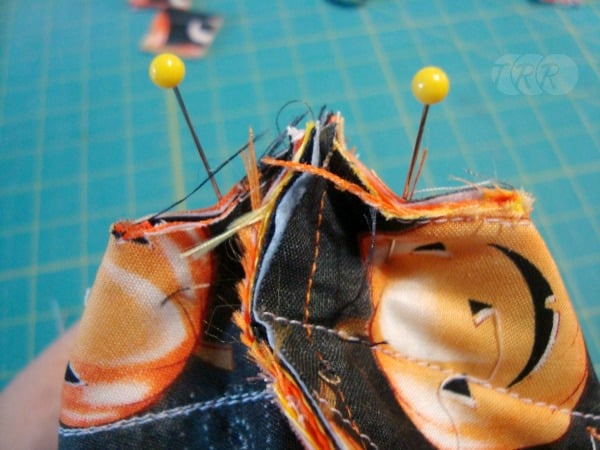 Halloween Ribbon Gift Bag Tutorial 6