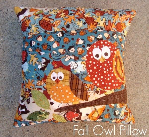 owl pillow tutorial | patchwork posse 