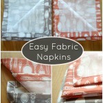 easy fabric napkins tutorial | patchworkposse #easysewingproject #holiday #freepattern