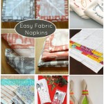 easy fabric napkin tutorials | patchworkposse #easysewingproject #holiday #napkins