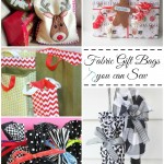 fabric gift bags you can sew | PatchworkPosse #holiday #christmas #giftbags