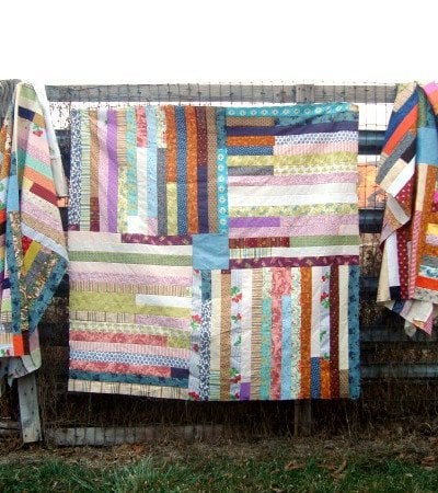 Simple Jelly Roll Quilt Tutorial 4
