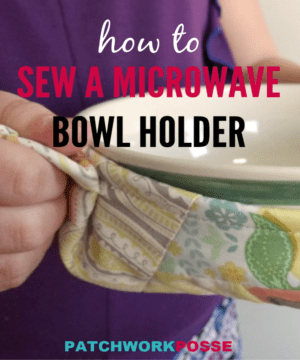 Microwave Bowl Potholder Free Pattern - Patchwork Posse