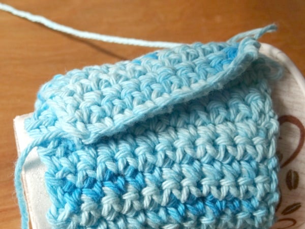 crochet check size