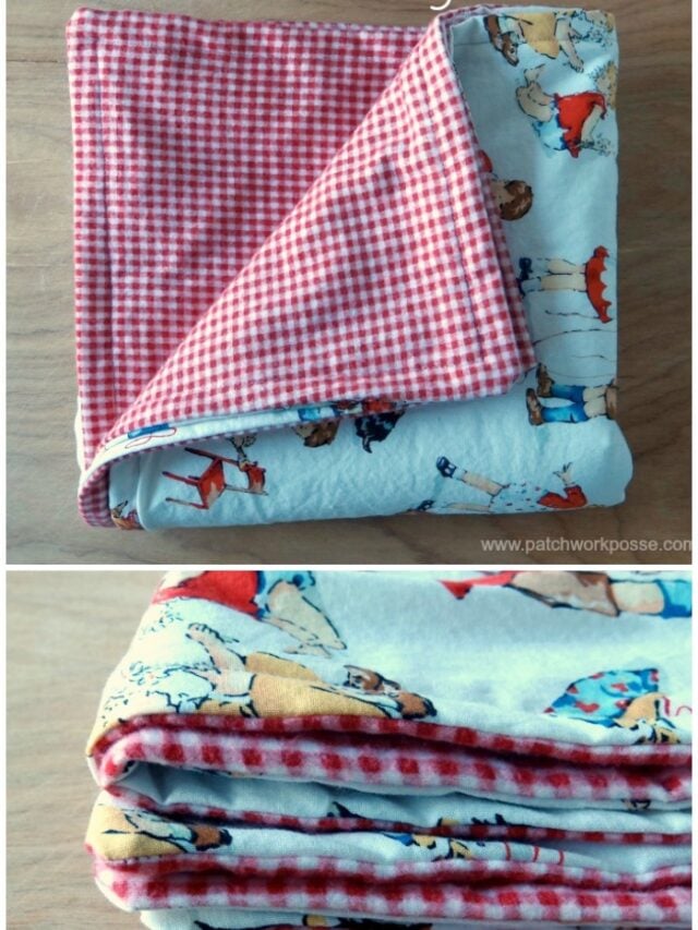 SELF BINDING BABY QUILT Patchwork Posse