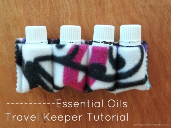 essential oils soft pouch travel keeper tutorial