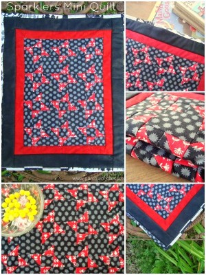 Sparklers Mini Quilt Tutorial - Patchwork Posse
