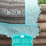 baby quilt with pre quilted fabric