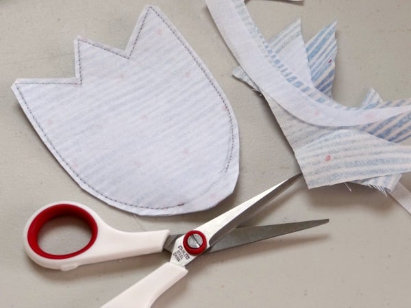 trim the seams